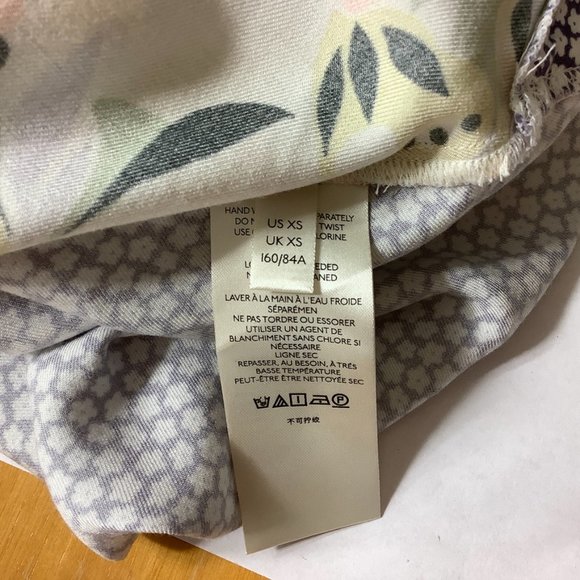 Anthropologie Maeve Mixed Print Contrast Button Down Blouse Leopard Stars Floral - Picture 6 of 7